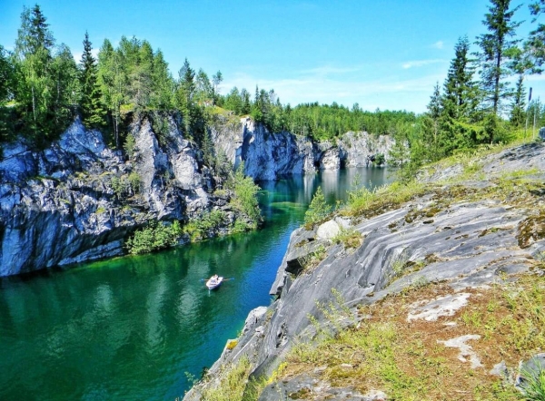 Рускеальские водопады: описание, история, фото