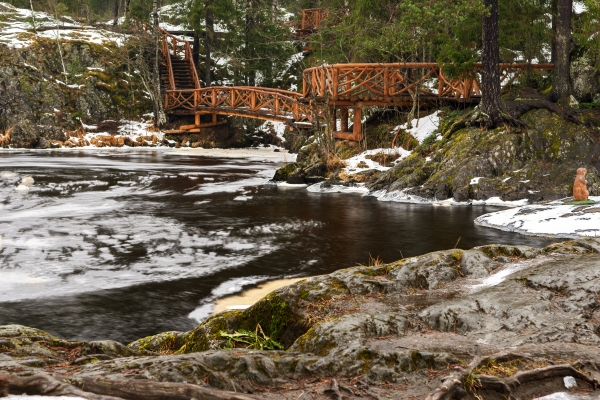 Рускеальские водопады: описание, история, фото