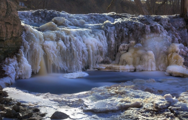 Саблинские водопады в Ленинградской области