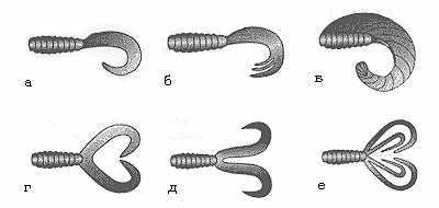 Мягкие приманки. Твистеры, виброхвосты.